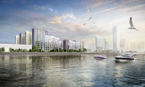 Residential Complex. Perspective view.