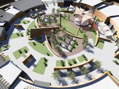 Amphiteather & Courtyard