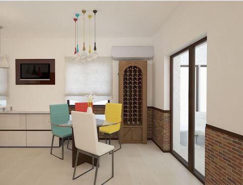 Design interior living casa moderna in Brasov.