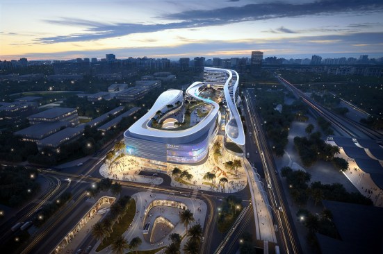 Sanya Integrated Commercial and Transportation Hub, Sanya, China, designed by Aedas