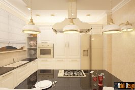 Interior design classic home kitchen. Web page - http://www.nobili-interior-design.ro/servicii.