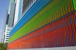 Northern facade view from below