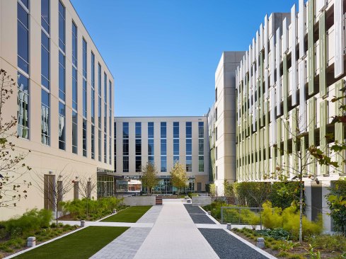 Lamar Central central courtyard