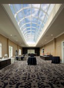 This 59-foot-long, custom vault skylight with gabled ends was manufactured and installed by Super Sky Products Enterprises, LLC.