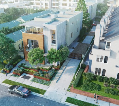 Aerial view from the South 