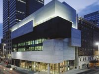 The lighting for The Rosenthal Center for Contemporary Art reinforces the sense of movement inherent in Zaha Hadid's architecture.