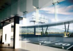 The new United Oil station manages to look futuristic while referencing optimistic postwar times of half a century ago.