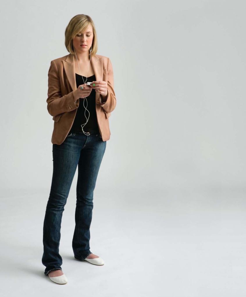 B.A. in Architecture, Clemson University, August 2006. Minored in Business Because "I Want to own my own firm one day."

Playing on ipod: Maritome (Indie band from Milwaukee). Likes Music you don't hear on the radio.

Jeans from Lucky, About $110.

Shoes From Aldo, About $30. "My biggest thing [to spend on] is shoes, and going out to eat." Ladd spends $650 each month on rent and about $100-$150 eating out.