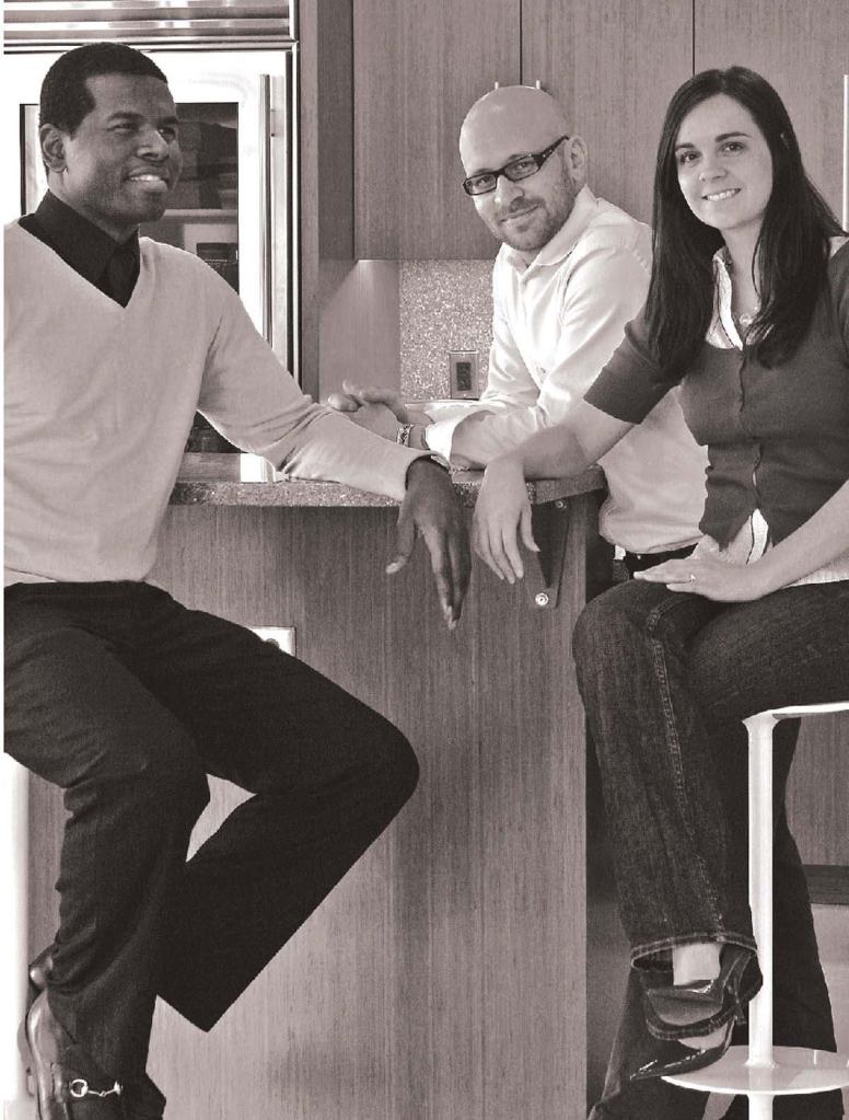 Interface team, left to right: Daimian Hines, Andrew Senderak, Natalie Banaszak (Daniel West, not pictured)