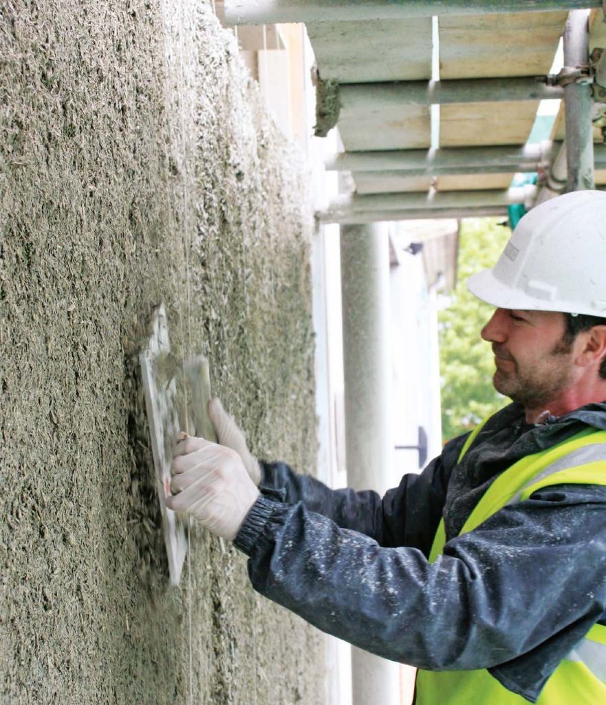 Hemcrete insulation
