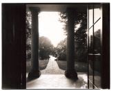 Robert C. Lautman took this photo of Monticello's northwest portico as early photographers would have--with a large-format camera and platinum paper.