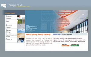 USG's in house software design team launched Design Studio in November. The online portal allows architects to spec wall, ceiling, and flooring products-and not just USG products-using an up-to-date catalogue that translates in BIM of CAD files. "We needed a tool that pulls it all together," says Robert Grupe, director of architectural and technical solutions at USG