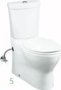 Persuade with Twin Touch



Kohlerwww.kohler.com

Dual-flush toilet with the choice of two water levels: 0.8 gallons or 1.6 gallons



Twobutton actuator integrated into top of tank lid



Carries WaterSense label



Two-piece construction



Used routinely, the 0.8 gallon flush can save a four-person household up to 6,000 gallons of water per year over standard low-flow models
