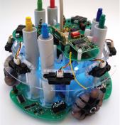 Who says robots can't be creative? Meet the RAP-Robotic Action Painter-invented by Portuguese artist Leonel Moura. Residing at the American Museum of Natural History in New York, the RAP makes original ink drawings, complete with a signature. Turn the page to see an example.