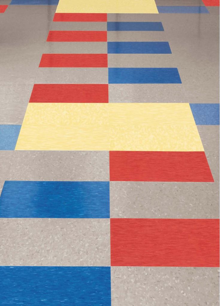 Migrations resilient flooring

Armstrong Flooring

armstrong.com

- Resilient flooring made of rapidly renewable, U.S.-grown plant materials



- 10 percent pre-consumer content



- 28 colors available



- Twice the indent resistance and five times greater impact resistance compared with composition tile



- Contributes to multiple LEED credits