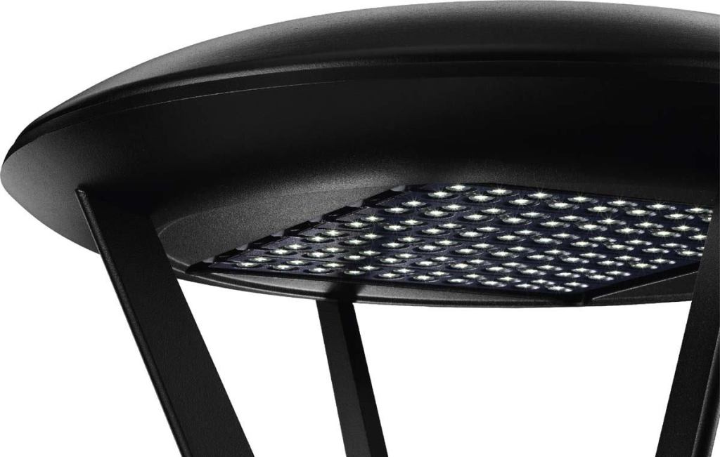 The Edge outdoor lighting

BetaLED

betaled.com

Modular direct- and spider-mount fixtures for parking, roadway, and pedestrian walkway applications



4-inch profile



23 inches in diameter



Die-cast and extruded-aluminum housing



Wet listed



Backlight shield optional