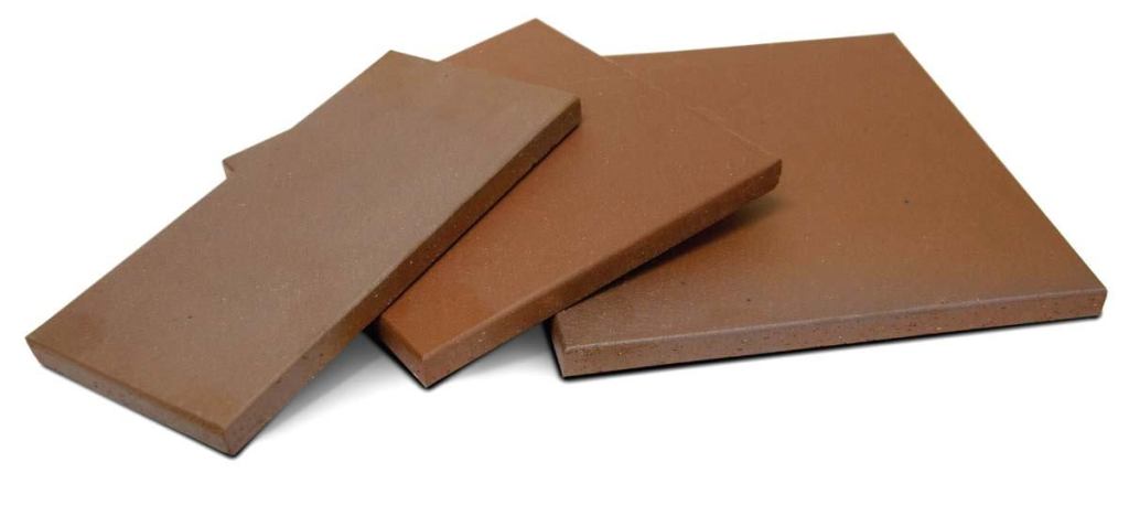 Enviroquarry tile

Ironrock

www.metroceramics.com

Ceramic quarry tile product with more than 60 percent pre-consumer recycled content



Made of Metropolitan Ceramic's unfired scrap waste product with fired scrap and glaze waste ½ inch thick



Available 6 inches square, 4 inches by 8 inches, and 8 inches square



Suitable for outdoor use