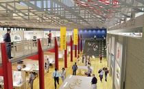 A rendering of Marywood's architecture school building, previously a little-used gymnasium.