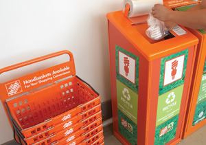 Home Depot, the largest retailer of light bulbs in the United States, has launched a compact fluorescent light (CFL) bulb recycling program in all 1,973 of its U.S. locations. In 2007, Home Depot sold more than 75 million CFLs. Consumers can bring spent, unbroken CFLs to their local Home Depot and sales personnel will deposit the used lamps into specially marked containers. A national environmental management company will oversee the packing, transporting, and recycling of the lamps.