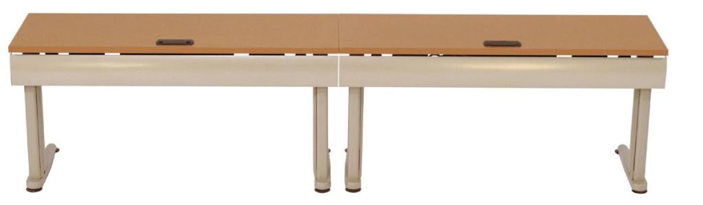 M Collection Training & Learning Tables

Baker

bakermanufacturing.com

Fixed and flip-top tables that can be mixed and matched and easily reconfigured - Table extensions allow two surfaces to be joined together with a shared leg, increasing legroom and lowering cost - Sold exclusively through Herman Miller - Available in a variety of metal and laminate finishes