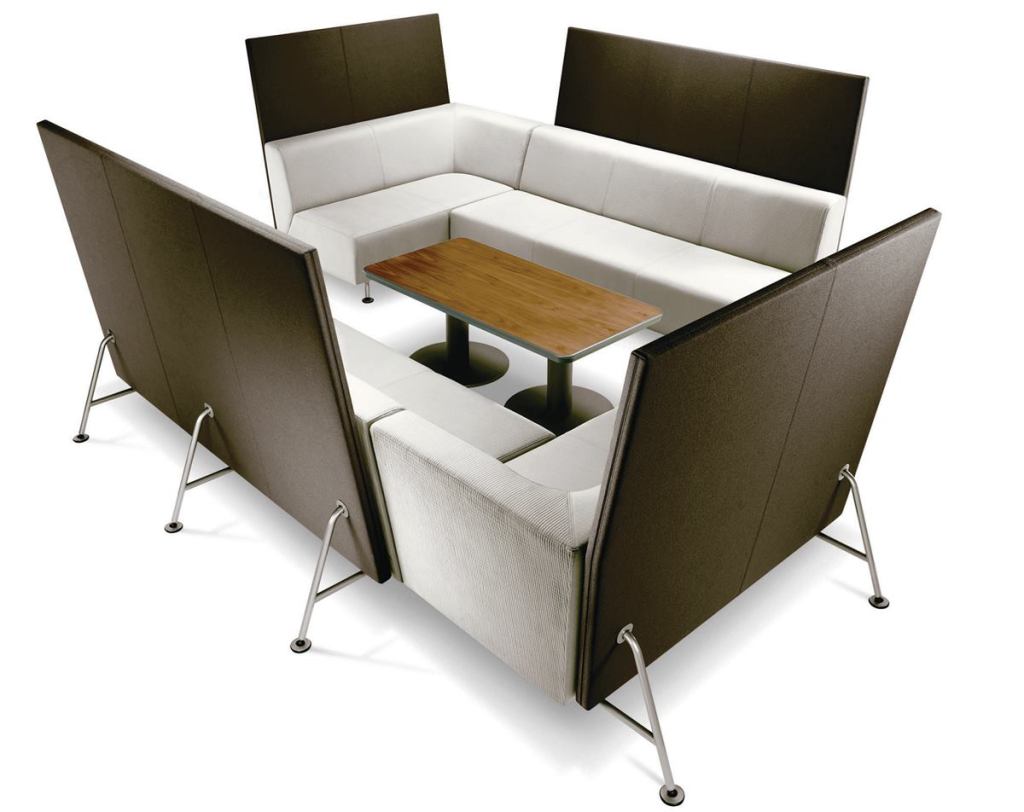 Bix Sectional Seating

Coalesse

www.coalesse.com

Lounge-based work seating and tables with connections to power, voice, and data - Corner and straight sectional available with or without back screens and upholstered arms - Seat and back fully upholstered - Legs available in any of the manufacturer's metal finishes - Distributed under the Metro brand, a division of Coalesse