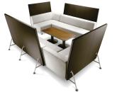 Bix Sectional Seating

Coalesse

www.coalesse.com

Lounge-based work seating and tables with connections to power, voice, and data - Corner and straight sectional available with or without back screens and upholstered arms - Seat and back fully upholstered - Legs available in any of the manufacturer's metal finishes - Distributed under the Metro brand, a division of Coalesse