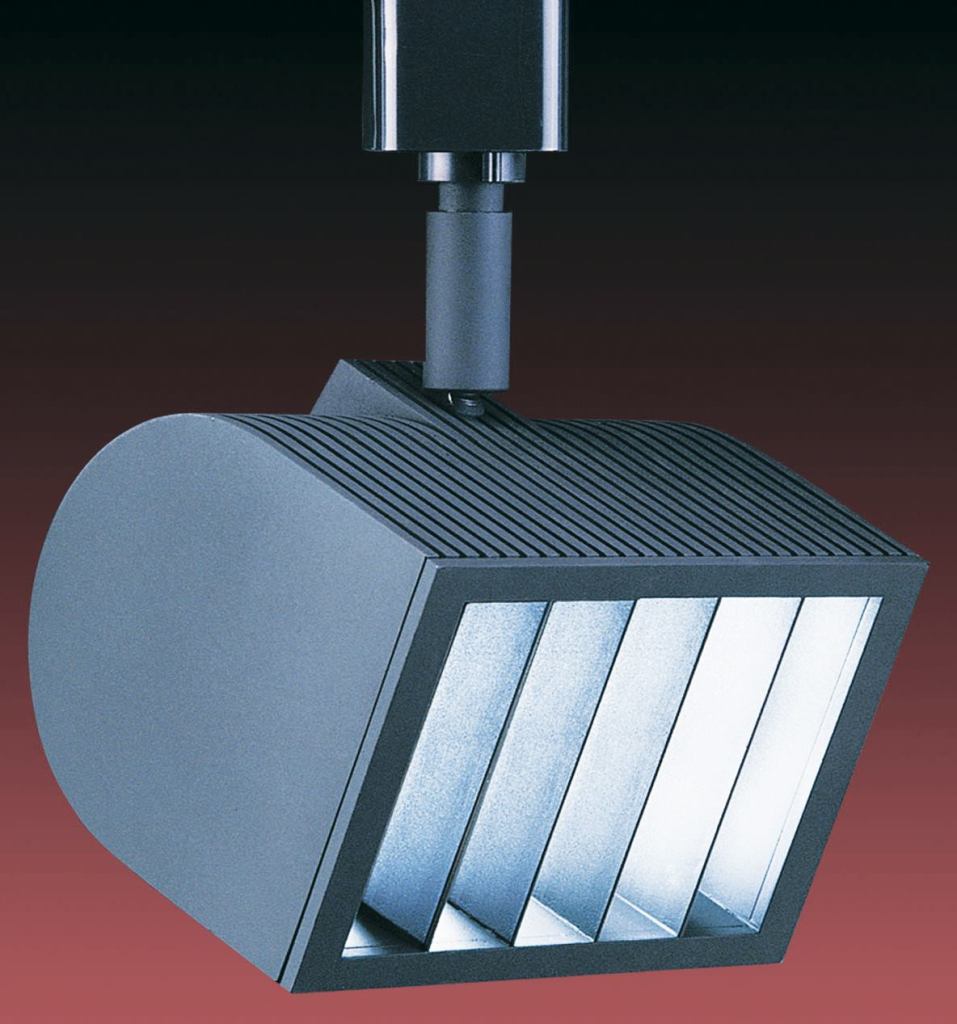 Line voltage wall washer
W.A.C. Lighting
www.waclighting.com
Delivers warm, uniform illumination of walls and other vertical surfaces
Uses J-150-S bulb
Available in black and white finishes
Louver lens controls light beam pattern and minimizes glare
Maximum extension of 7 inches, with depth of 3 11/16 inches and a width of 5 inches