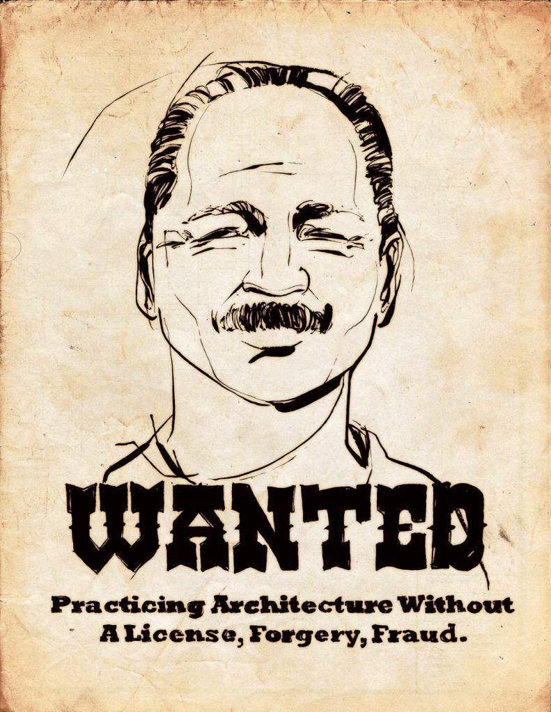 James Madison Jackson

 Jackson served two years in a Texas prison for theft and is currently awaiting trial for writing worthless checks in North Carolina. But his “gateway crime” was the unlicensed practice of architecture. Once employed as an architect by Dallas firm Gromatzky Dupree & Associates (he was dismissed when they discovered that he wasn’t licensed, despite his claims to the contrary), Jackson has received felony indictments for illegal practice in both Texas and South Carolina. More recently, operating various construction businesses, he racked up liens totaling more than $1 million—not to mention criminal charges and a trail of angry victims.