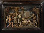 OBJECT



An allegory in colored wax of Death and Time cavorting around two youths in a classical landscape: Within the shallow space of a small wooden box, an early 18th century Italian nun named Caterina de Julianis managed to encapsulate the complex and contradictory worldview of the pre-Enlightenment age. Now, the Victoria and Albert Museum attempts something similar in the exhibition Baroque 1620-1800: Style in the Age of Magnificence. Through July 19.

www.vam.ac.uk
