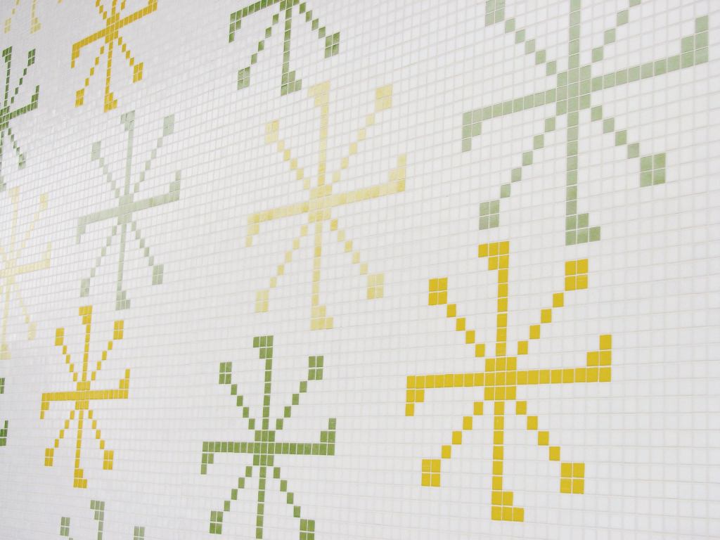 Mosaic glass tile patterns make up the new Wallpaper collection from Trend USA. Available in 64 patterns, the tiles are suitable for interior or exterior application on walls, floors, or ceilings. The collection includes four themes—Academic, Euphoric, Natural, and Classic—inspired by textile and fashion resources. The tiles are either 3/4" or 5/8" square and are assembled into modules, allowing for easy design repetition.

trendgroup-usa.com