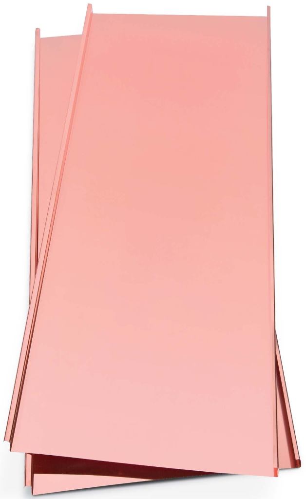 CopperPlus roofingEngineered Materials Solutionswww.copperplus.com

Copper-clad stainless-steel roofing materials - Offers the look of copper with the durability and lower cost of stainless steel - Available in a range of gauges and widths for architectural applications such as roof pan, rain drainage, and flashing - Composed of 20 percent copper and 80 percent stainless steel