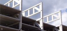 ER-Post truss systemHigh Concrete Groupwww.highconcrete.com

Supports two levels simultaneously



Spans approximately 70 feet



Spaced 40 feet on center



Increases capacity by approximately 15 percent



Allows for large column-free areas on alternating floors



Suitable for mixed-use residential buildings with parking underneath