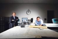 A decade ago, Peter Stevenson (left) and Nathaniel Olson were swimming in construction documents. They contained the flood and developed the Drawing Vault, a CD-management service for developers and property management companies.