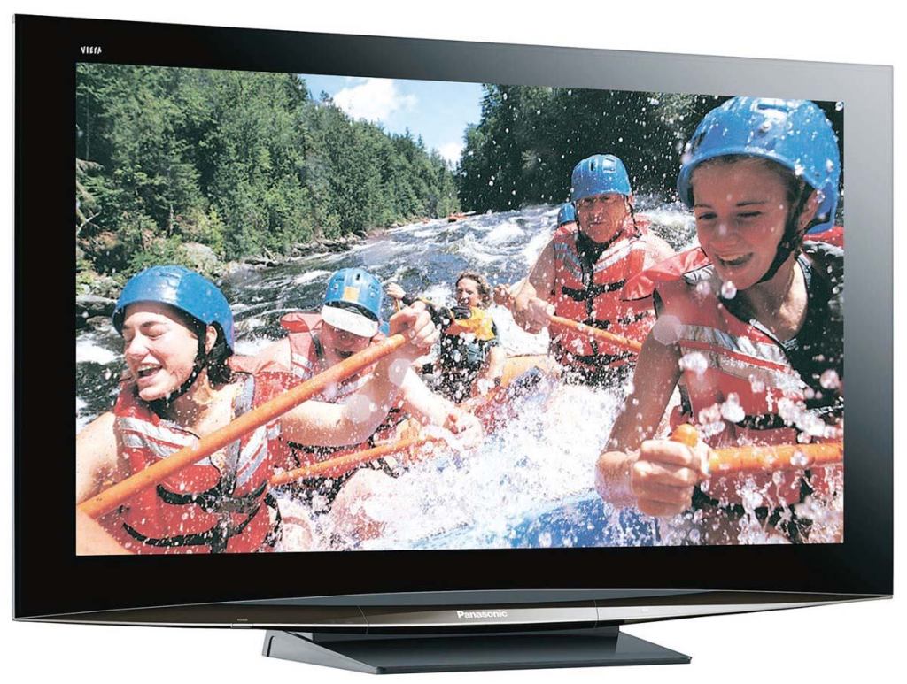 • Panasonic 

• panasonic.com

1080p HDTV with 30,000:1 or 1,000,000:1 contrast ratios 

• Progressive scan 

• Four speakers 

• Four HDMI, two composite-video, two S-Video, one PC, two component-video, and analog and digital audio inputs 

• 15.2 inches deep