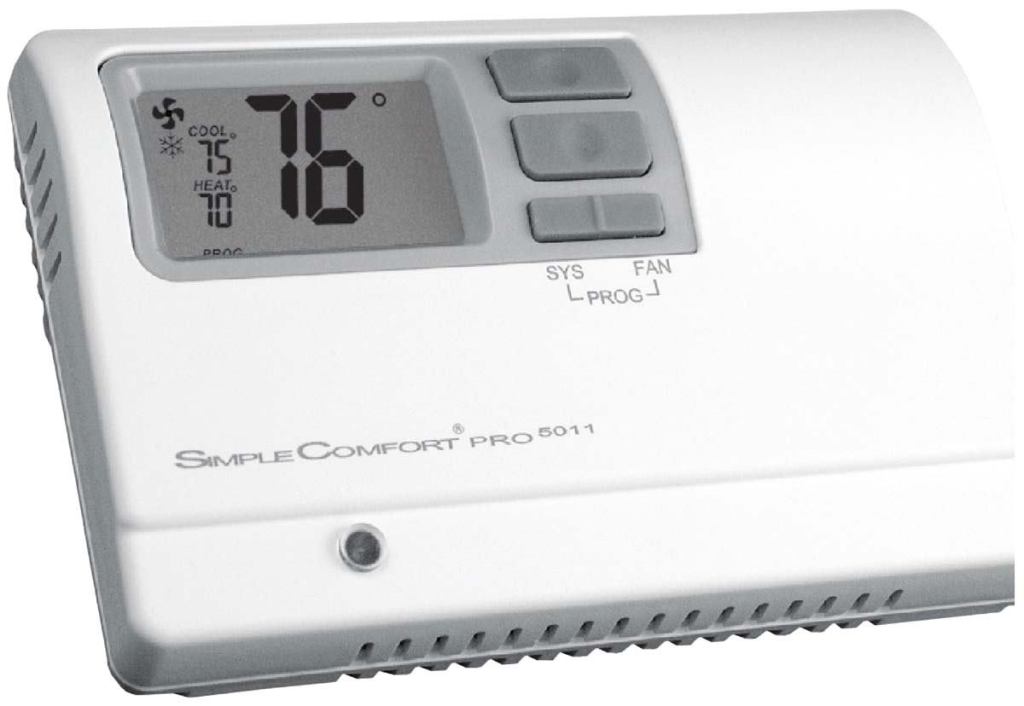 SimpleComfort Pro thermostats

ICM controls

www.icmcontrols.com 

Line of programmable and nonprogrammable thermostats



Insulation layer seals off wall opening for better accuracy



Permanent memory without batteries



Three programming options