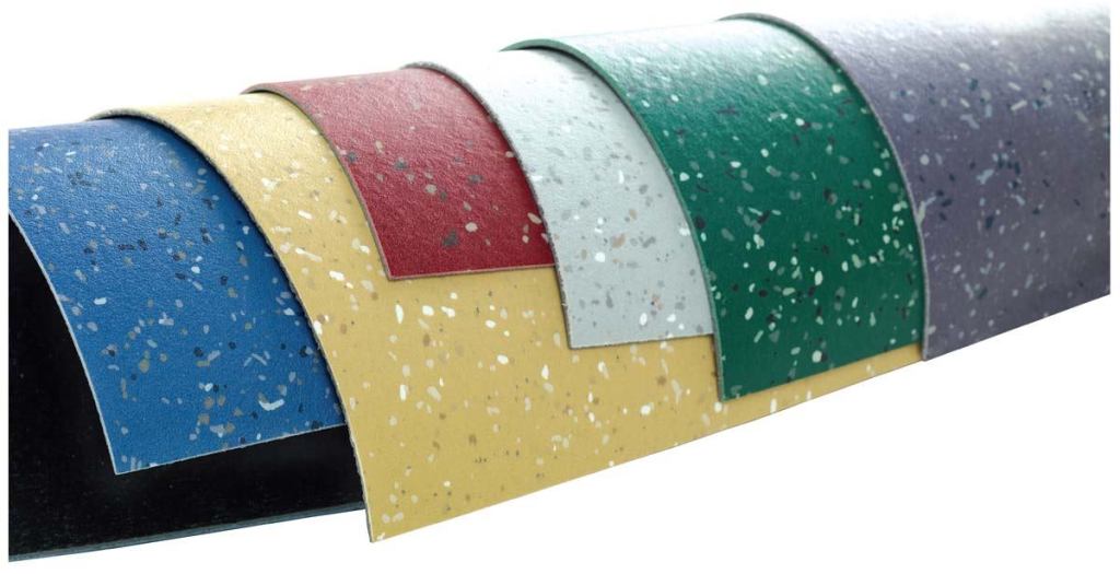 Relay RE resilient sheet flooring

Mannington Commercial

mannington.com

- 14 new lighter color options



- 35 percent recycled content (20 percent post-consumer, 15 percent pre-consumer)



- Features Infinity RE backing with post-consumer carpet



- Can contribute to LEED points



Suitable for high-traffic areas