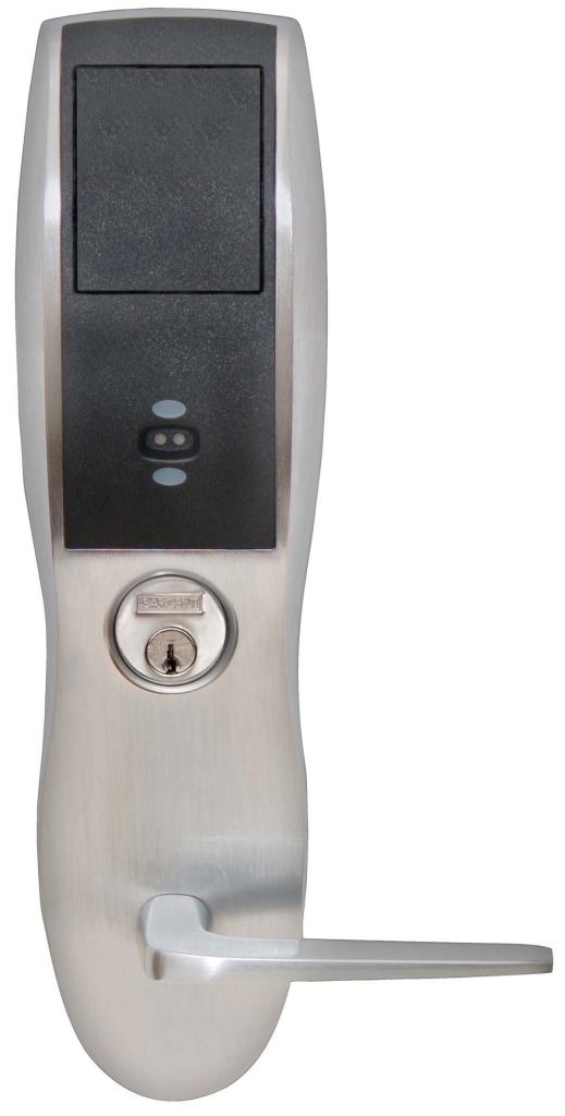 Sargentsargentlock.com

Wireless access control in a door knob application - Runs on batteries or external power - Capable of real-time lockdown - ANSI Grade 1 hardware - Wi-Fi communication allows for security and software updates without physical access - Supports 125-kHz human interface devices (HIDs) with proximity formats up to 39 bits - Open architecture software - Can connect to existing Wi-Fi structure