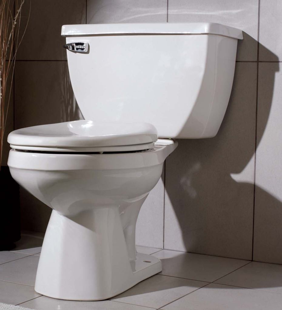 Ultra Flush 1.6 GPF toilet

Gerber

gerberonline.com

Two-piece, pressure-assist toilet



Uses 1.6 gallons per flush of water



Pressurized flushing



Siphon-jet action



33-inch trapway



Available in white, biscuit, almond, and bone



17 inches high



Elongated bowl