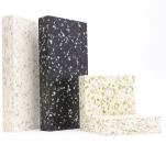 100 Percent HDPE panels

3form

www.3-form.com

Made from 100 percent post-consumer high-density polyethylene (HDPE), with about 1,270 gallon-size milk jugs per panel



Available in four colorways



Contributes toward LEED points 44 inches wide; 112 inches long 1-inch gauge



Single-sided product with a sandstone finish on the front