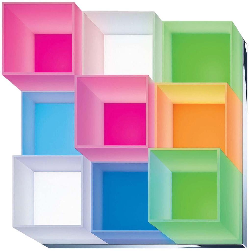 Sconfine Cubo LED luminaireZumtobelwww.zumtobel.us

Wall- or ceiling-mounted - Single block or clustered - Chrome-plated housing hides a 1-watt LED Diff userpearl optic gives uniform illumination across fixture - 9-cube option gives the appearance of a continuously changing spectrum by adjusting the intensity of individual fixtures - Cubes available in diff erent depths - Custom order for U.S. availability