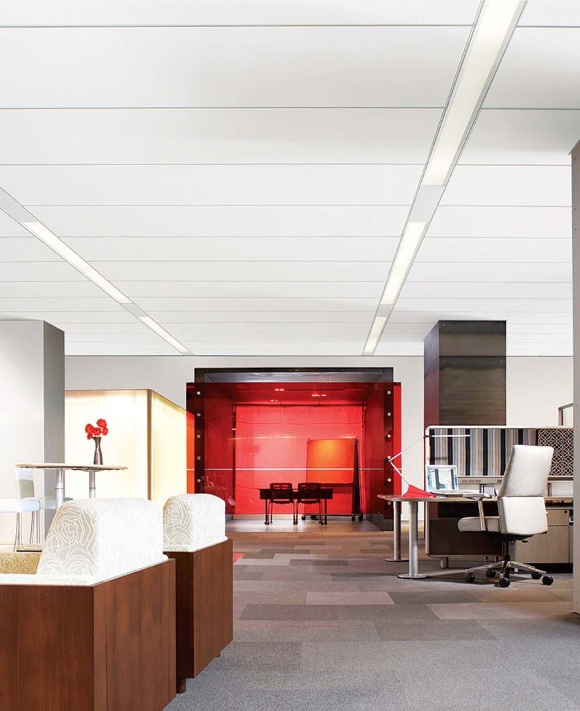 USG has introduced Logix Integrated Ceiling Systems, a kit of grids, channels, and tiles. Logix promises greater leeway in the design and layout of a dropped ceiling and allows for the integration of lighting, sprinklers, and HVAC components for a clean installation. The system can be used with a variety of USG ceiling grids and lay-in panels.

usg.com