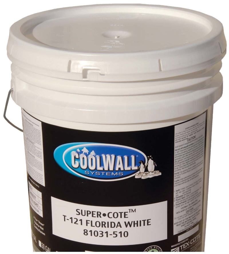 TexCote has adjusted its formula for Coolwall, improving upon the previous version. The manufacturer's studies have found the coating is impervious to water penetration, has low VOCs, and is capable of reflecting the sun's heat for a surface temperature of 40 degrees lower than competitions' products.

texcote.com