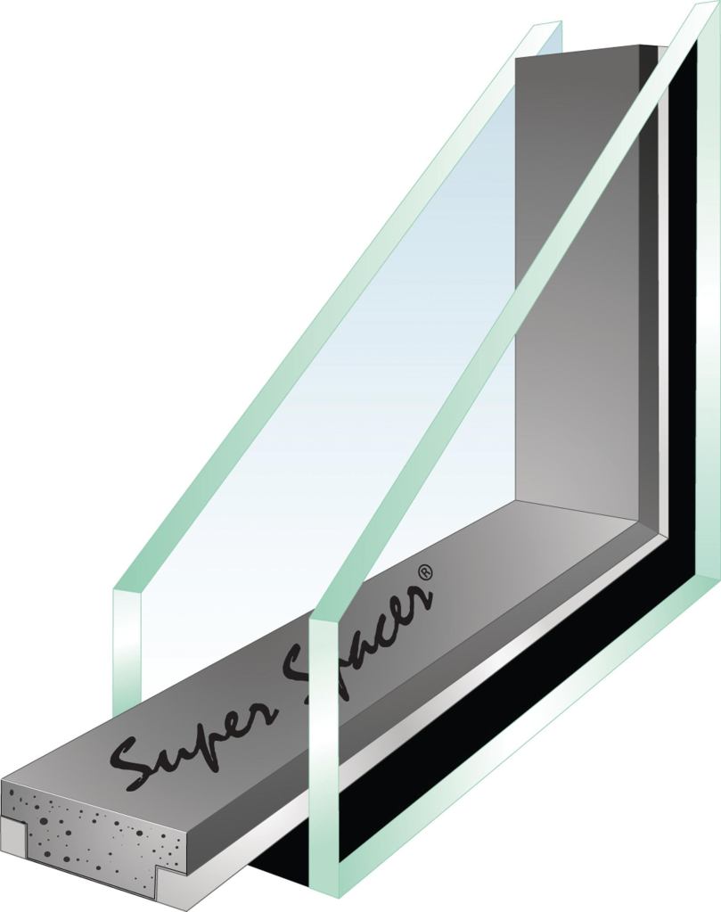 Super Spacer TriSeal



Edgetech

edgetechig.com

Warm-edge foam spacer to enhance performance of glazed insulating glass units - Triple-seal design includes desiccated silicone foam, acrylic adhesive, and multilayer vapor barrier - Polyisobutylene (PIB) is primary seal - Choice of silicone, polyurethane, polysulfide, DSE/DSA, or hot-melt butyl for secondary seal, depending on glazing - Third structural seal made of pressure-sensitive acrylic adhesive - Five times greater durability than single-seal spacer systems - No-metal design flexes with movement of insulating glass, preventing seal breaks - Reduces energy consumption by up to 15% within a curtan-wall glazing system - Contributes to LEED points