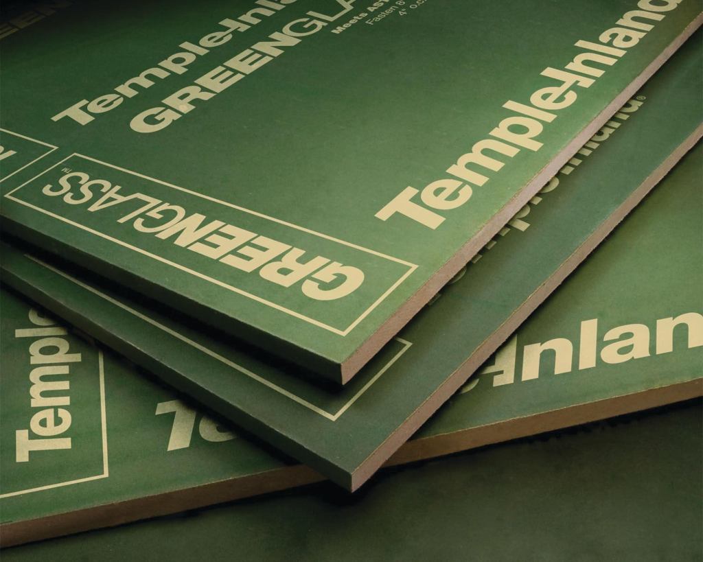 GreenGlass



Temple-Inland

templeinland.com

Fiberglass-faced gypsum product line - Developed for commercial, multifamily, and residential applications - More than 90% recycled content - Line includes interior gypsum boards for wall, ceiling, and decorative structures, and liner panels for use in mechanical shafts, stairwells, and area separation walls - Faced on both sides with mold-resistant fiberglass mats - Helps earn LEED points