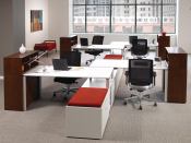 Fluent



Kimball Office

kimballoffice.com

Configurable worksurfaces, tables, storage elements, and privacy screens - Designed using EPA Design for the Environment standards and LEED protocols - Made using aluminum castings with high recycled content - Scientific Certification Systems Indoor Air Quality and level 1 certified