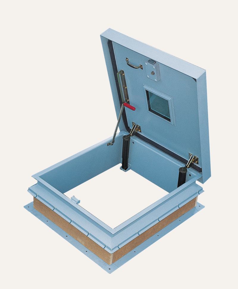 The Security Series roof hatch from Bilco is suitable for use in high-security applications such as banks, pharmacies, and correctional facilities. The design prevents unauthorized building access, and tamper-proof hardware and security fasteners are used throughout. The hatch, made of heavy-gauge materials, is fully insulated and gasketed, and it features engineered lift assistance to allow for easy, one-handed operation.

bilco.com