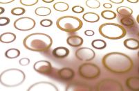 Structured Organics surfacing3Formwww.3-form.com

Organic material embedded in EcoResin 31 diff erent patterns/aggregates - All the organics are rapidly renewable aggregates - Includes banana fiber, bamboo slices and rings, birch branches, curly willow, and others - Greenguard-certified resin is 40 percent post-industrial recycled content