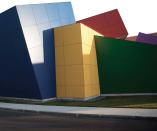 Meteon exterior claddingTrespawww.trespa.com

Exterior panel system - Colorfast, weatherproof, and impact-resistant - Vandalresistant finish is easy to clean and maintain - FR grade panels have a UL Class A fire rating - Available in seven color and pattern palettes