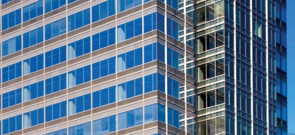 Laminated Low-E (VLE) 57 glass



Viraconwww.viracon.com

Blends strength of laminated glass with energy performance of low-E technology - Provides a low shading coefficient and low solar heat gain coefficient - Visible light transmittance ranges from 28 percent to 59 percent - Available with polyvinyl butyral (PVB) interlayers of various thicknesses and with Vanceva Storm and StormGuard products