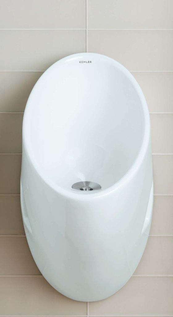 Steward waterless urinal



Kohlerwww.kohler.com

Saves up to 40,000 gallons of water per year compared to 1 gpf urinal - Reduces water, sewage, and maintenance costs - Virtually splash-free surface - 14-inch extended rim - Includes removable strainer, universal mounting bracket, outlet spud, hangers, and sample bottle of Kohler waterless urinal sealing liquid and cleaner